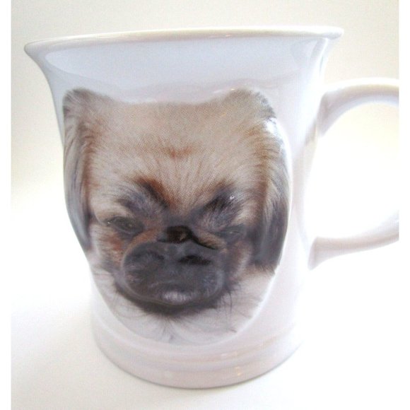 XPRES Best Friend Originals PEKINGESE Embossed/Raised DOG 3D Coffee Mug 2002 VTG - Picture 6 of 9